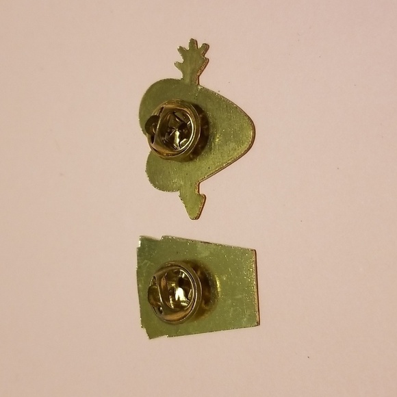 Pins Swag Flair Fries Before Guys Cupid Is Stupid Pink Gold EUC - Picture 4 of 6